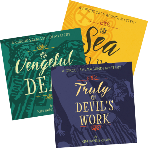 Two audio book covers