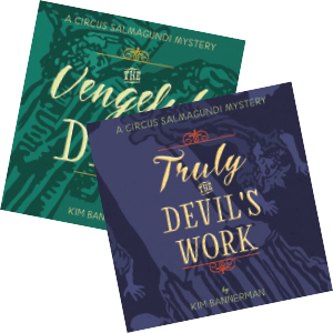 Two audio book covers